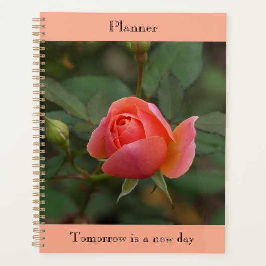 Coral Rose Planner Planer (Vorderseite)