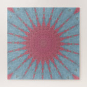 Coral Rose Starburst Puzzle (Horizontal)