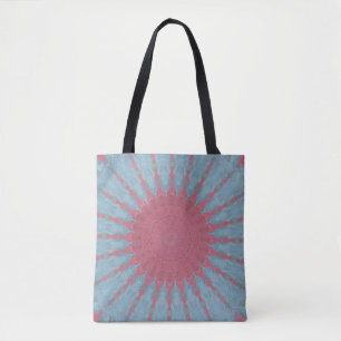 Coral Rose Starburst Tasche