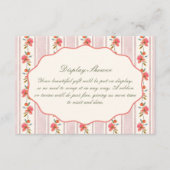 Coral Sage Blush Hütte Brautparty Begleitkarte (Vorderseite)