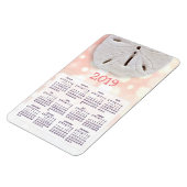 Coral Sand Dollar Mini Magnet Kalender (Linke Seite)
