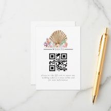 Coral & Seashell Beach Wedding