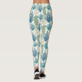 Coral Seaweed Pattern Leggings (Rückseite)