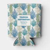 Coral Seaweeds-Text Dosenkühler (Vorderseite)