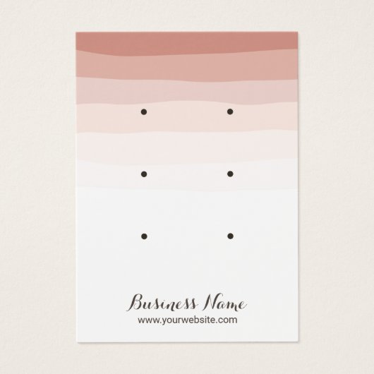 Coral Shades 3 Set Earring Display Holder (Vorderseite)