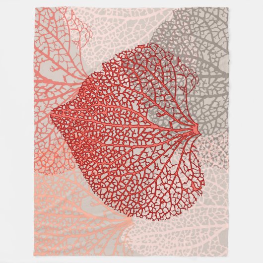 Coral Shadow Fleecedecke (Vorderseite)