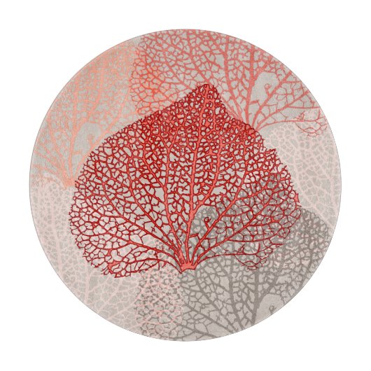 Coral Shadow Schneidebrett (Vorderseite)