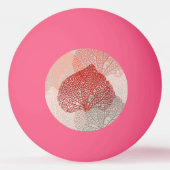Coral Shadow Tischtennisball (Rückseite)
