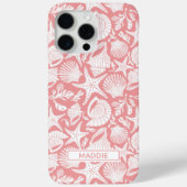 Coral Shells Personalized Case-Mate iPhone Case (Rückseite)