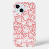 Coral Shells Personalized Case-Mate iPhone Hülle (Rückseite)