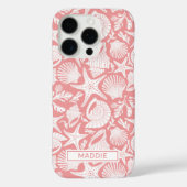Coral Shells Personalized Case-Mate iPhone Hülle (Rückseite)