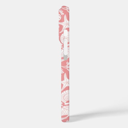 Coral Shells Personalized Case-Mate iPhone Hülle (Rückseite / Links)