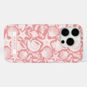 Coral Shells Personalized Case-Mate iPhone Hülle (Rückseite (Horizontal))