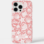 Coral Shells Personalized Case-Mate iPhone Hülle (Rückseite)