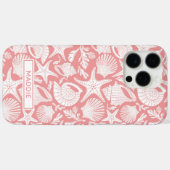 Coral Shells Personalized Case-Mate iPhone Hülle (Rückseite (Horizontal))