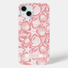 Coral Shells Personalized Case-Mate iPhone Hülle