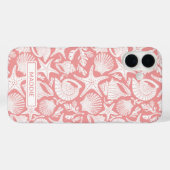 Coral Shells Personalized Case-Mate iPhone Hülle (Rückseite (Horizontal))