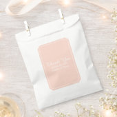 Coral Simply Elegant Wedding Geschenktütchen (Ausgeschnitten)