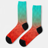 Coral Sky Memory Socken (Linkes Detail)