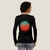 Coral Sky Memory Tri-Blend Shirt (Voller Rückseite)