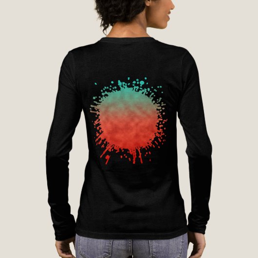 Coral Sky Memory Tri-Blend Shirt (Rückseite)