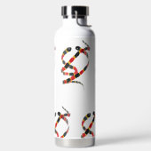 Coral Snakes Wildlife Art Trinkflasche (links)