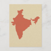 Coral Spice Moods Indien Postkarte (Vorderseite)
