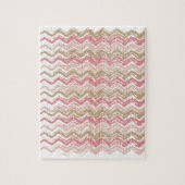 Coral Spice Scribble ZigZag Zickzack Muster Puzzle (Vertikal)