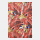 Coral Splash Design Küchentuch (Vertikal)