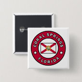 Coral Springs Florida Button (Vorne & Hinten)