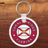 Coral Springs Florida Schlüsselanhänger (Vorderseite)