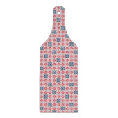 Coral Star Bloom - geometrische Fliese Schneidebrett (Vorderseite)