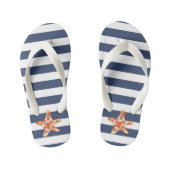 Coral Starfish ⎢ Kids Flip Flops Kinderbadesandalen (Fußbett)