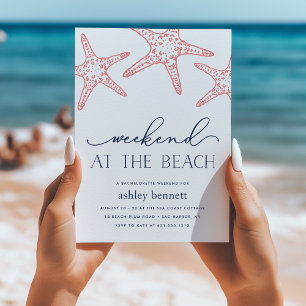 Coral Starfish   Wochenende bei der Einladung zum 