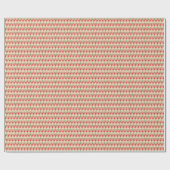 Coral Stiefmütterchen - Retro-Tapete-Muster Geschenkpapier (Flach)