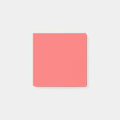 Coral Stylish Stationery Post-it Klebezettel (Vorderseite)