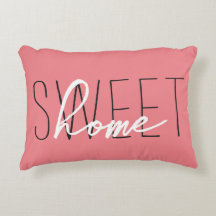 Coral Sweet Dreams Schlafzimmer Throw Accent Kisse