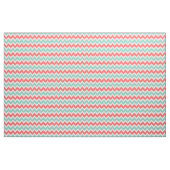 Coral und Aqua Moderne Zickzack Stoff (Fat Quarter (45,7 x 55,9 cm))