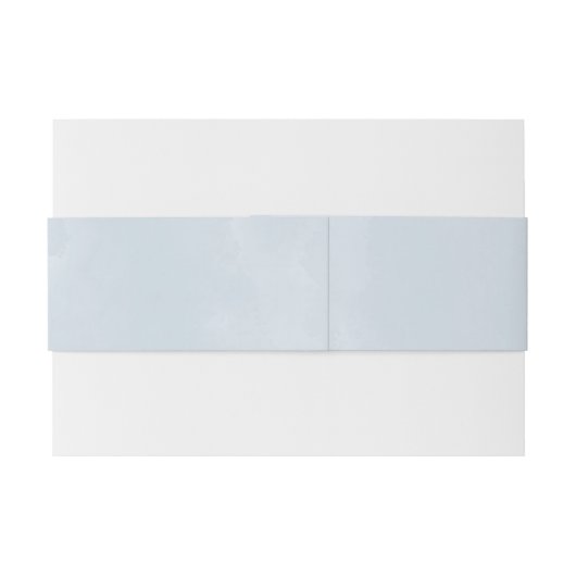 Coral und Dusty Blue Floral Wedding Einladungsbanderole (Rückseitenbeispiel)