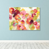 Coral und Emerald Garden Leinwanddruck (Insitu (Holzboden))