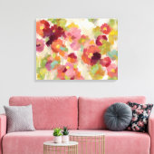 Coral und Emerald Garden Leinwanddruck (Insitu (Wohnzimmer))