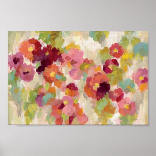 Coral und Emerald Garden Poster (Vorne)