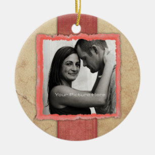 Coral Verlobung Foto Rustic Vintage Hochzeit Keramikornament