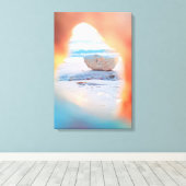 Coral View Beach Canvas Print Leinwanddruck (Insitu (Holzboden))