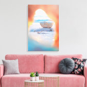 Coral View Beach Canvas Print Leinwanddruck (Insitu (Wohnzimmer))