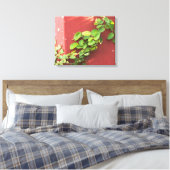 Coral Vine Canvas Print Leinwanddruck (Insitu (Schlafzimmer))