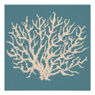 Coral Wall Art Poster