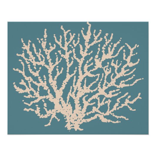 Coral Wall Art Poster (Vorderseite)