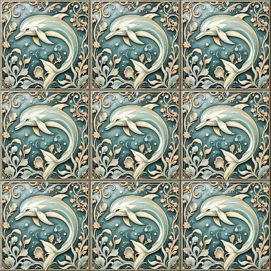 Coral Wave Elegance rechts Fliese