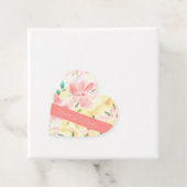 Coral Wedding Day Vielen Dank Geschenkanhänger (Beispiel)